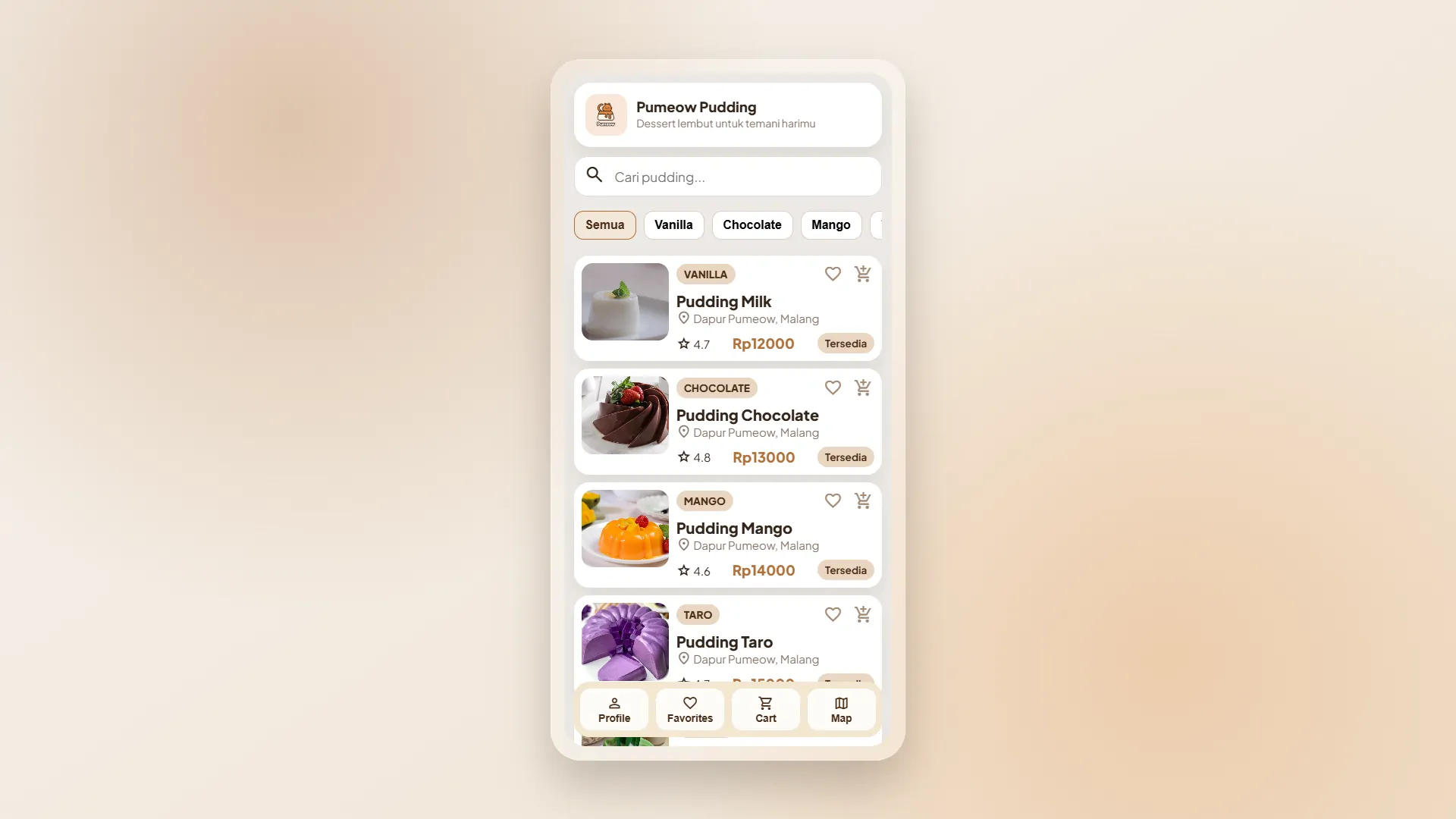 Flutter app preview